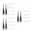 3Pcs Multipack Blending Stumps ABS Cotton Sketch Drawing Art Tools 7