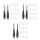 3Pcs Multipack Blending Stumps ABS Cotton Sketch Drawing Art Tools 8