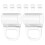 24Pcs Plastic Roller Blind Grip Pulls Window Shade Clips Transparent 3