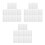 30Pcs Reusable Clear Clamshell Packaging Box for Electronics Storage 5