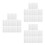 30Pcs Reusable Clear Clamshell Packaging Box for Electronics Storage 7
