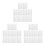 30Pcs Reusable Clear Clamshell Packaging Box for Electronics Storage 9
