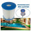 4Pcs Pool Filter Cartridges 89x79x45Mm Replacement Swimming Pool Filter for Pool Filter Pump Cleaner 4