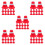 100Pièces Mini Cônes De Rouges Pour Jeux Et Décoration Maison 4