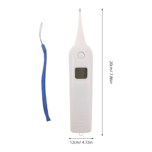 Thermomètre Pour Animaux, Tip Flexible, Facile À Lire 1