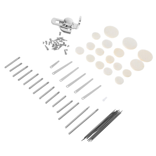 2Ensembles Coffret Réparation Clarinette Clés Vis Tampons Multicolores 2