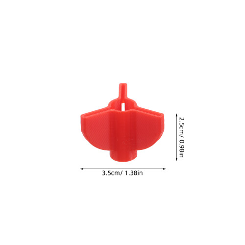 6Pièces Couvre Plumes Flèches ABS Résistant Usure Pour Archerie 2