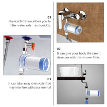 8 StüCk Filter Wasserfilter für Waschmaschine Duschkopf Filter Bad Haushaltswasserreiniger Toilettenwasserfilter