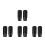 8Pcs Plastic Stove Handle Sleeve Fireplace Boiler Accessory 5