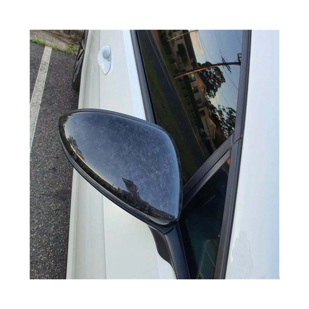 4X Car Forged Carbon Pattern Side Wing Mirror Cover For 7 Mk7 7.5 Gtd R Gte Vii Cap E- Sportsvan 2013-2019 4713630050760