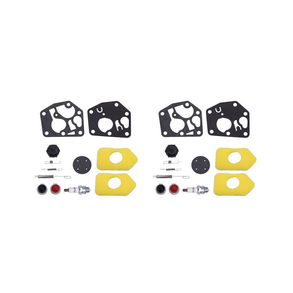 2X 698719 Governor Spring 495770 Carburetor Diaphragm 698369 Air Filter For 3.5-4.5Hp 450-600 Series Lawn Mower Engines 6031910671770