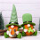 4X St Patricks Day Decoraties - St Patricks Day Decor Kabouter Pluche Groene Ierse Kabouter  Kabouter Beeldje 2