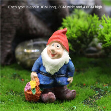 14 Pieces Gnomes Fairy Resin Statues Garden Statues Decoration Tale Statue for Holiday Festival Decoration