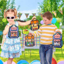 30PCS Gift Bag with Handles,Cartoon Backpack Bags for Party,Wedding,Birthday,Baby Shower for Candy,Party Favors,Snacks