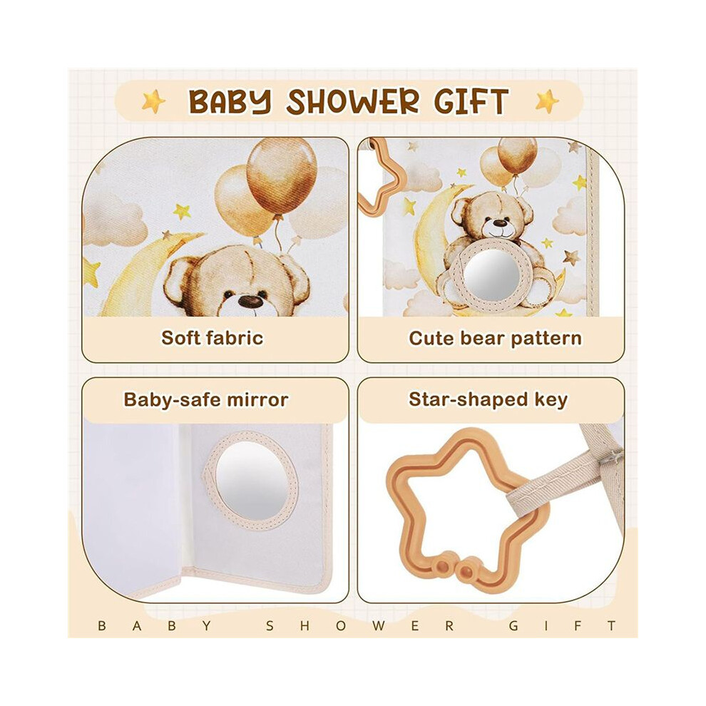 2X Baby Photo Album-Soft Baby Book First Year Baby Photo Book Baby Album Holds 4x6 in Pictures