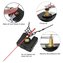 4X Clock Mechanism Kit Battery Powered,Quartz Clock Movement Replacement,Wall Clock Parts Motor Replacement Repair Part