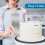 2X 10 Inch Stainless Steel Cake Scraper Large  Stripe  Smoother Scraper Cake Decorating Comb Cake Scraper 4