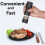 Automatic Electric Bottle Grinder-USB Charging Pepper Salt Grinder with Adjustable Coarseness,One Hand Operation 4