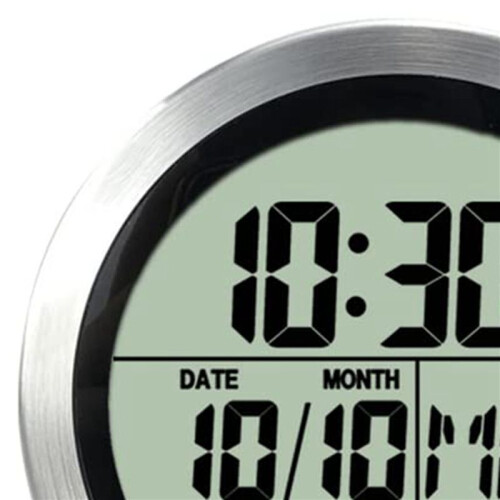 2X Digital Shower Clock Waterproof, Bathroom Timer Clock, Digital Kitchen Wall Clock, No Punching Suction Cup Clock 2