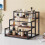 2X Coffee Syrup Rack 3-Storey Storage Rack Wine Rack Wine Rack Kitchen Seasoning 3