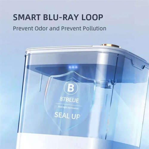 Intelligent Sensor Trash Can with Display Charging Automatic Waste Bin for Bathroom Kitchen Toilet Wastebasket