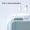 Intelligent Sensor Trash Can with Display Charging Automatic Waste Bin for Bathroom Kitchen Toilet Wastebasket 7
