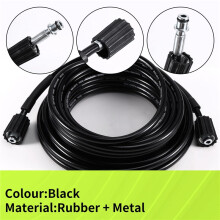 Raccord Rapide pour Tuyau de Nettoyeur Haute Pression et Coupleur D'Extension pour Piscines, Revêtements, Lavage de Sols de Voitures 15 M