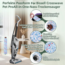 Brosses Multi-Surfaces 1868 + Filtres 1866 pour Aspirateurs pour CrossWave 17132 2225N 2582N 25821 2519