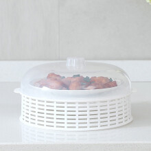 Multi Layer Breathable Vegetable Cover Stackable Food Drain Basket Plastic Dustproof