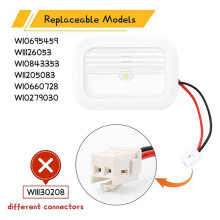 2pcs W10695459 W10843353 W11683243 for Refrigerator Led Light Module Component,Replace W10660728 W10279030 W11205083
