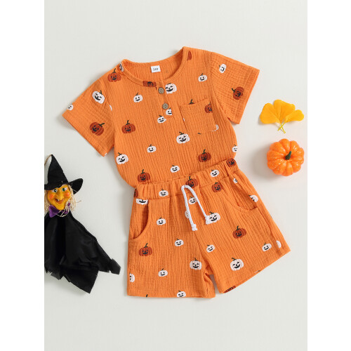(18-24 Months, Orange) Σετ ρούχων για το Halloween 2