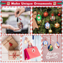 12 STKS Sublimatie Blanks Ornamenten Dubbelzijdig Gepersonaliseerde Blanks voor Kerstdag en Halloween Dag Decor