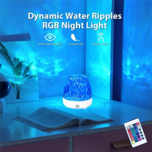Dynamic Atmosphere Lamp with Speakers 16 Colors 3 Lighting Modes Projector Light for Bedroom/Party/Game Rooms