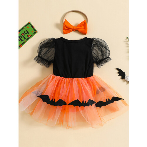 (18-24 Months, Black) Gúna Romper do Banda Ceann 2