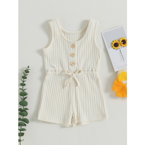 (12-18 Months, Beige) Μωρό κορίτσι καλοκαιρινό ρούχα νηπίων 1