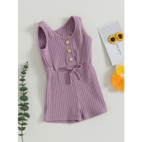 (12-18 Months, Purple) Μωρό κορίτσι καλοκαιρινό ρούχα νηπίων 2