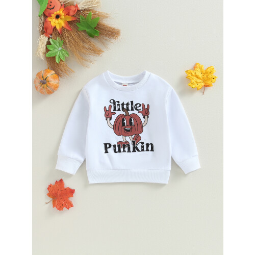 (3-4 Years, White) Παιδικά φούτερ Halloween για νήπια 1
