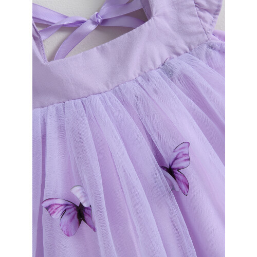 (12-18 Months, Purple) Φόρεμα μωρών κοριτσιών τούλινο φόρεμα. 1