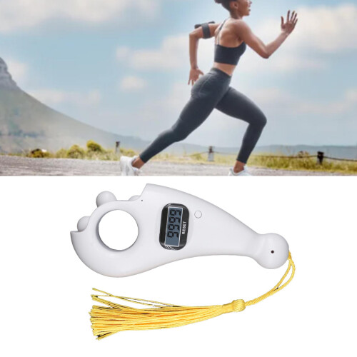 Digital Beads Counter Handheld White Plastic Portable Rotating Decompression 2