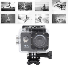 4K 30FPS Waterproof Action Camera with Mounting Kit and WiFi