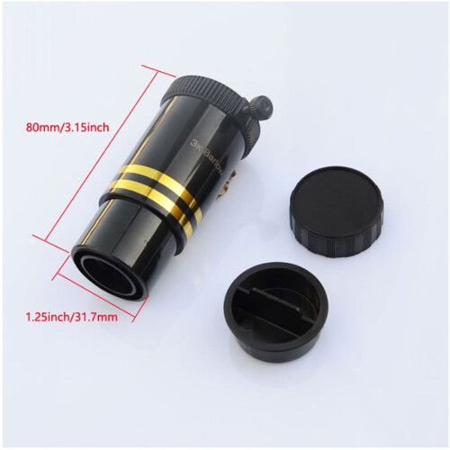 3X 1.25" Multi-Coated Telescope Barlow Lens with Dustproof Cap 1