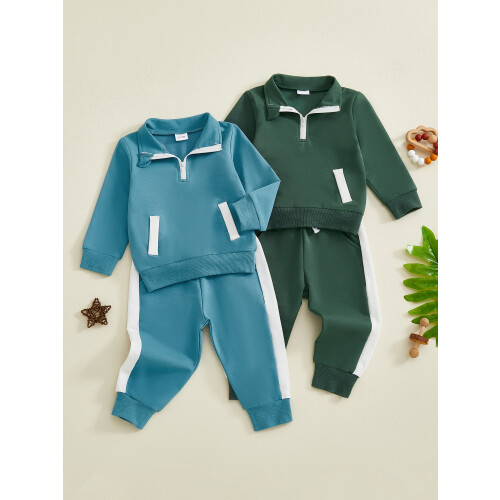 (12-18 Months, Green) Φθινοπωρινό σετ 2 και παντελόνι 2