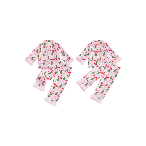(4-5 Years, Multi-Color) Set pigiama natalizio 2 pezzi. 1