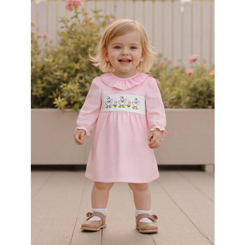 (12-18 Months, Pink) Φόρεμα για νήπιο γραμμή Α 2
