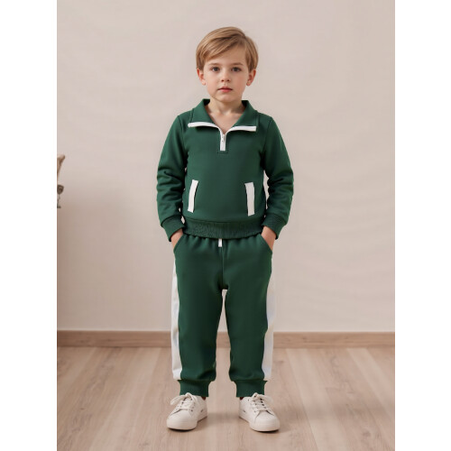(4-5 Years, Green) Φθινοπωρινό σετ 2 και παντελόνι 2