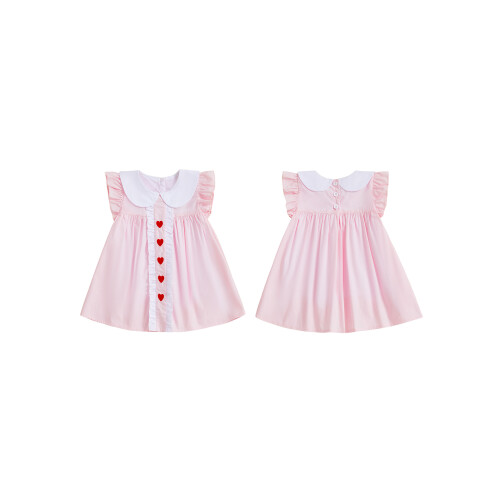 (18-24 Months, Pink) Φόρεμα Αγίου Βαλεντίνου γραμμή Α 1