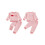 (6-12 Months, Pink) Σετ ρούχων για Αγίου Βαλεντίνου 2
