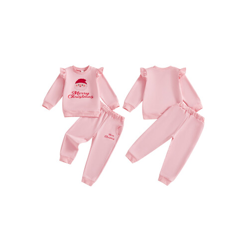 (2-3 Years, Pink) Σετ ρούχων για χριστουγεννιάτικη στολή 1