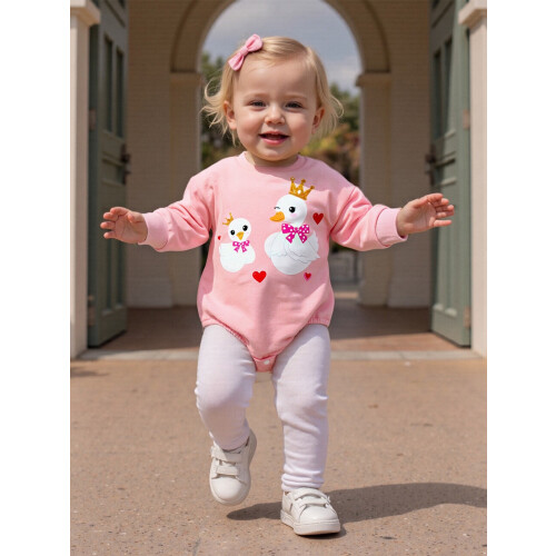 (6-12 Months, Pink) Baby Mädchen Strampler den Herbst 2