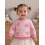 (12-18 Months, Pink) Πουλόβερ με στρογγυλή πολύχρωμες διακοσμήσεις. 8